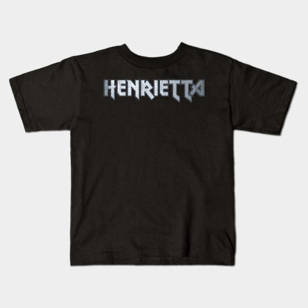 Heavy metal Henrietta Kids T-Shirt by KubikoBakhar